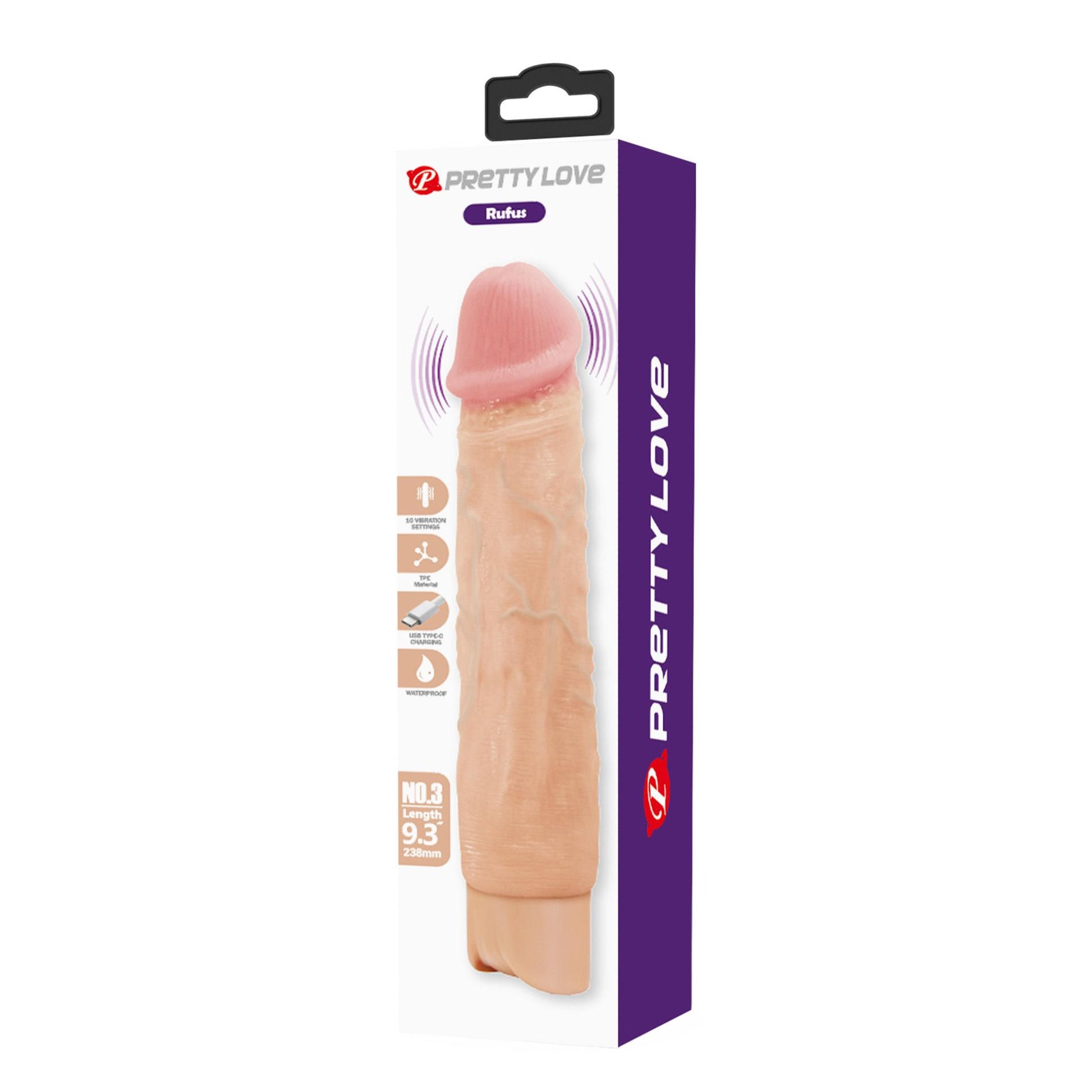 Vibrator realist Pretty Love Rufus USB