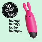 Vibrator Crushious O Pet Bunny roz cu 10 funcții