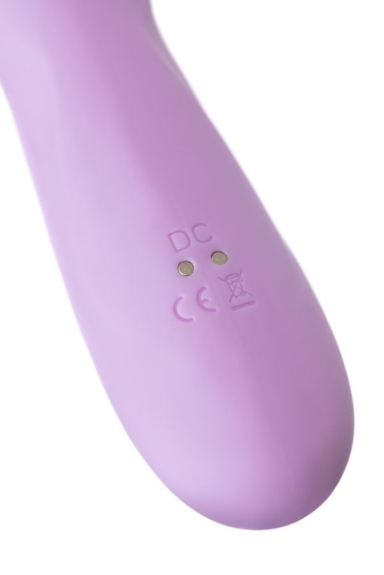 Vibrator rotativ JOS Merry Gor, violet, USB, 20,7 cm
