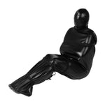 Au! Sac de cadavre BDSM negru cu curele de nailon