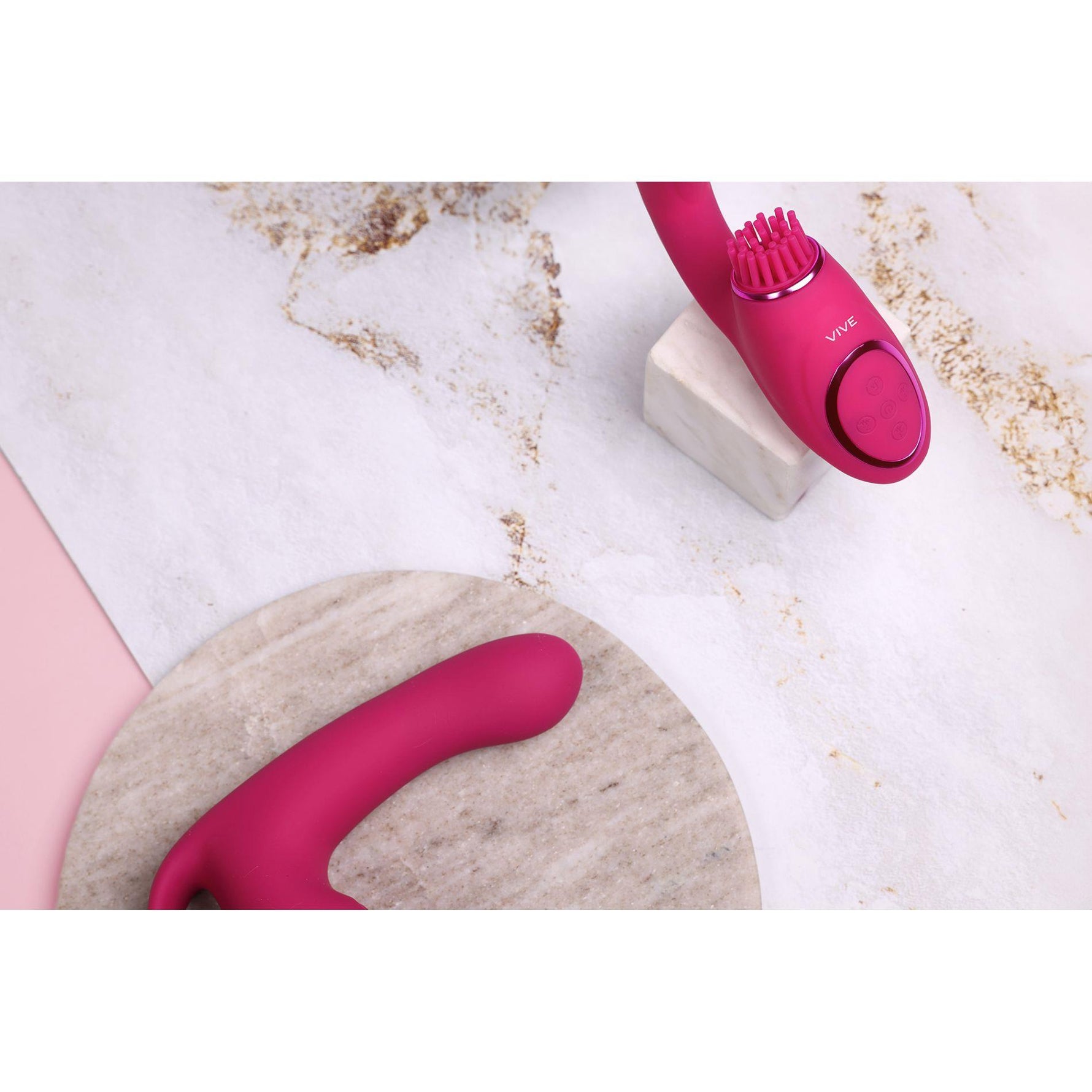 Vibrator USB pentru punct G Vive Riko roz