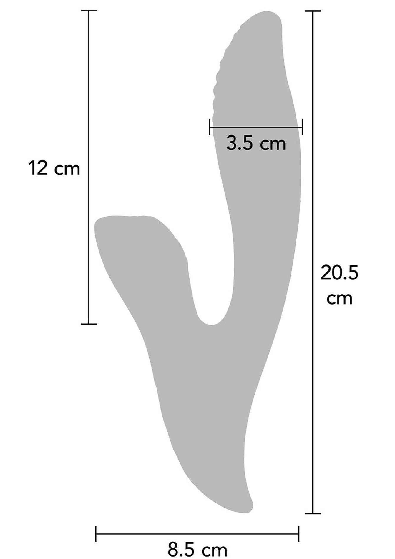 Vibrator Athena Tapping Sensation din silicon, violet, USB, 20,5 cm