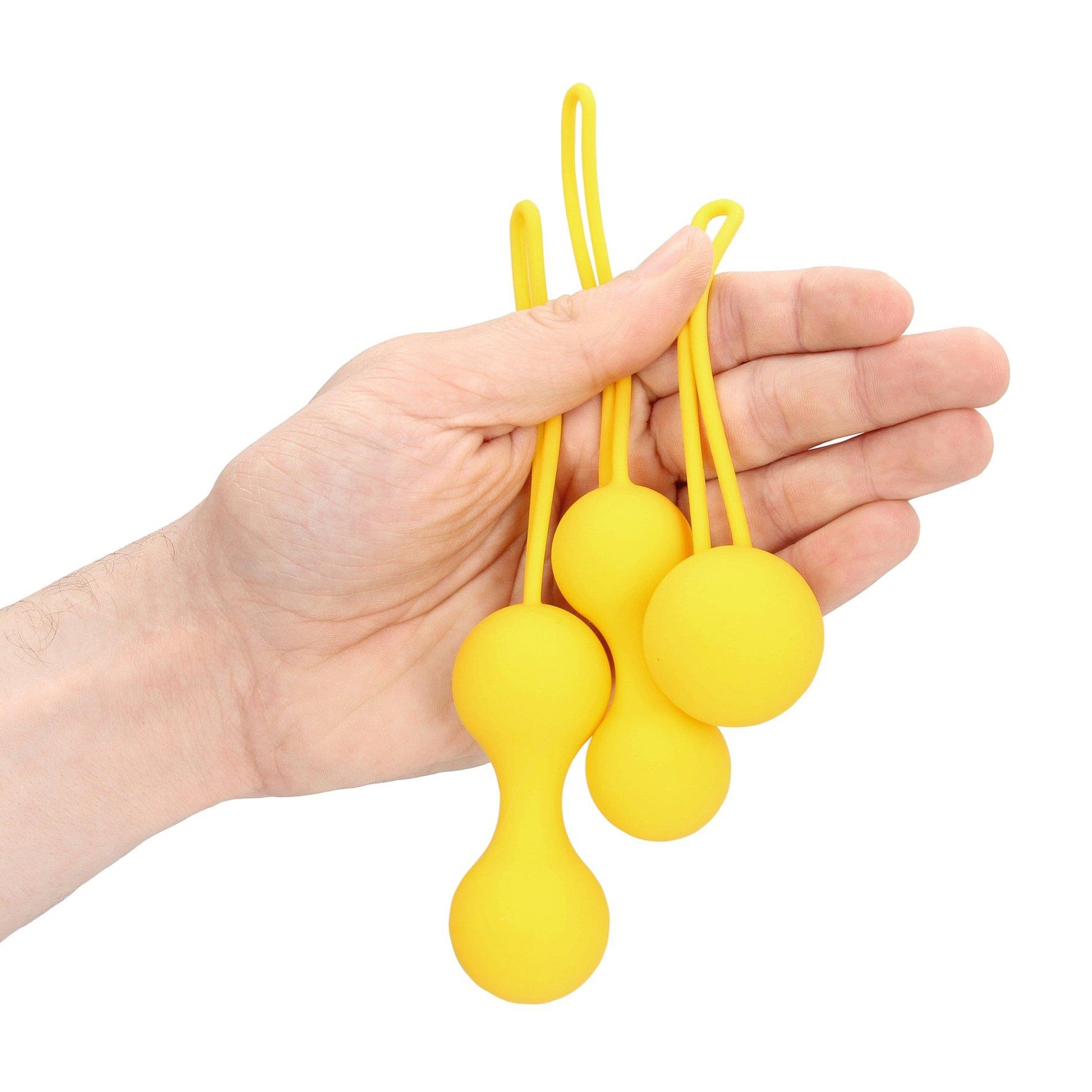 Set de bile Kegel Loveline Galbene