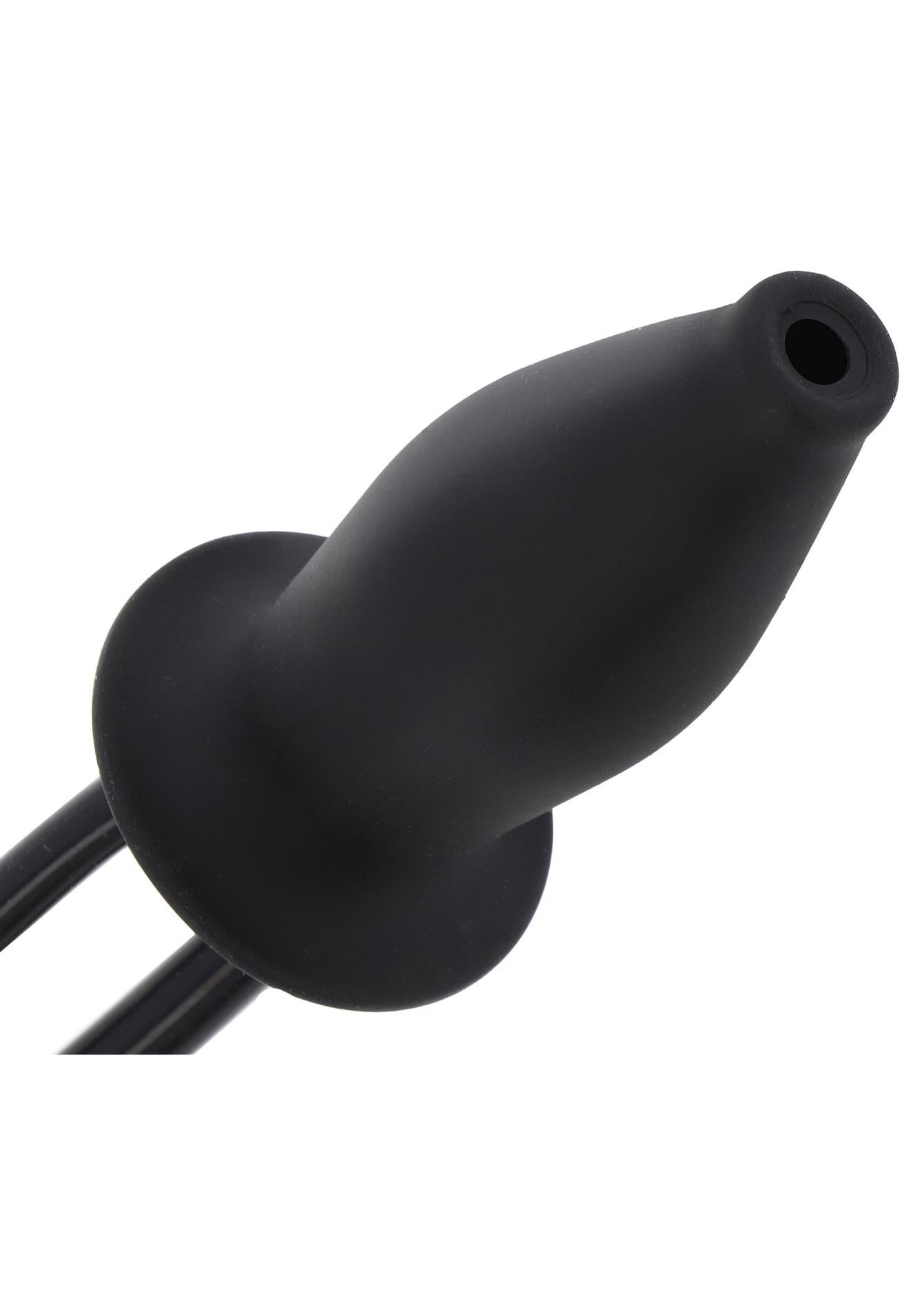 Dop anal gonflabil lubrifiant din silicon negru Hidden Desire Extreme