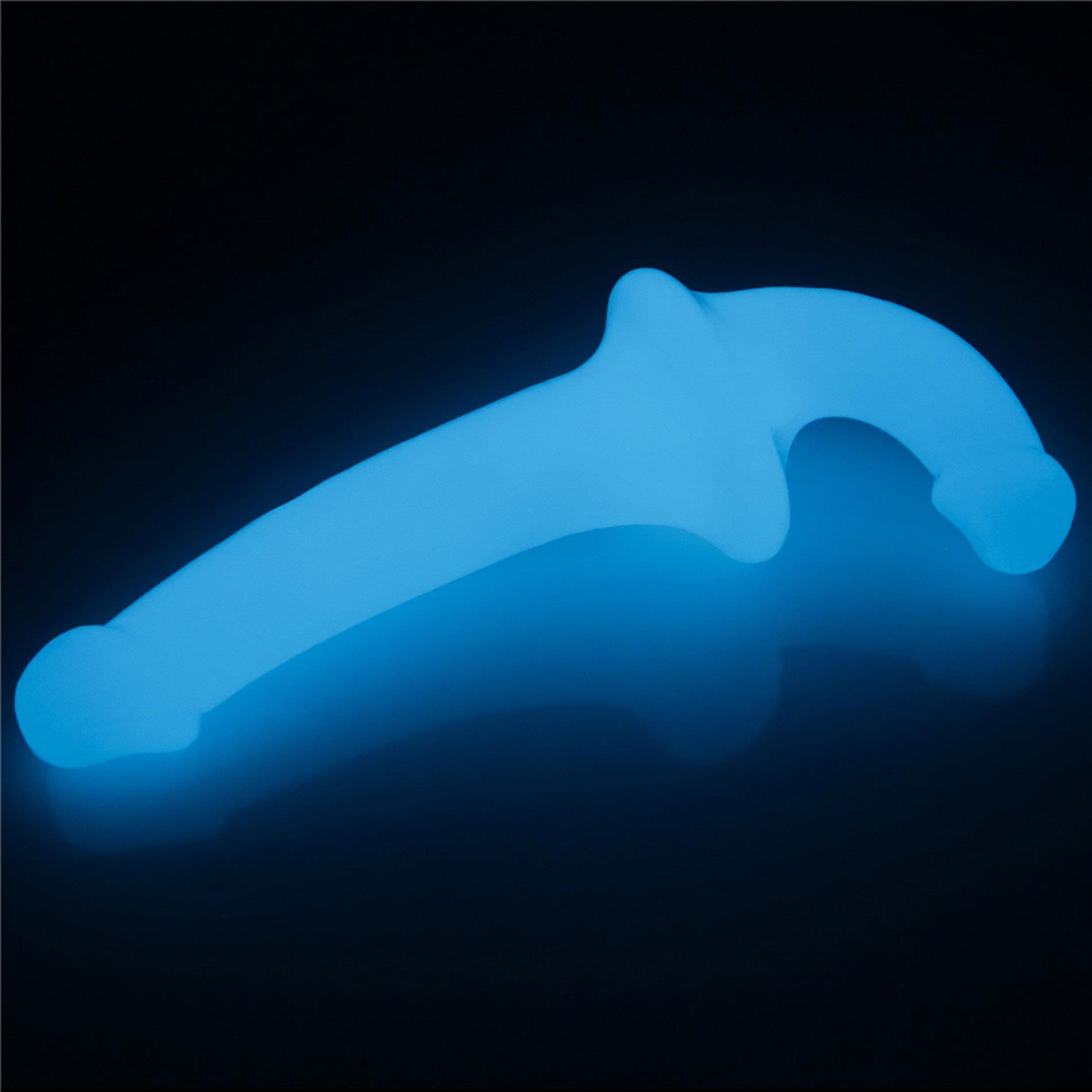 Dildo dublu strălucitor Lumino Play Lovetoy 27 cm
