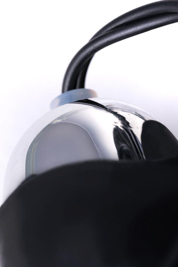 Pompă vibratoare pentru penis A-Toys, transparentă, neagră, 22,8 cm