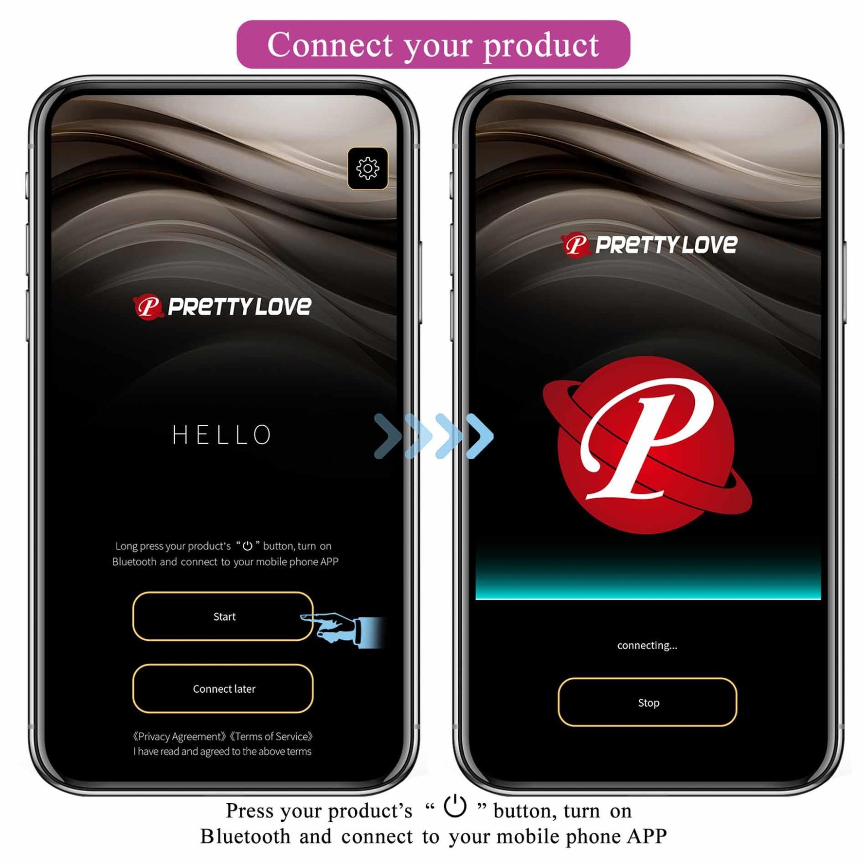Ou vibrant Pretty Love Poulsen cu aplicație, silicon, USB, rezistent la apă