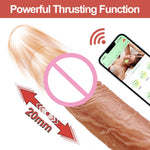 Vibrator realist premium Lovesecret cu aplicație 21,5 cm