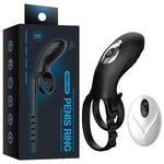 Inel vibrator dublu reglabil USB seria B cu telecomandă