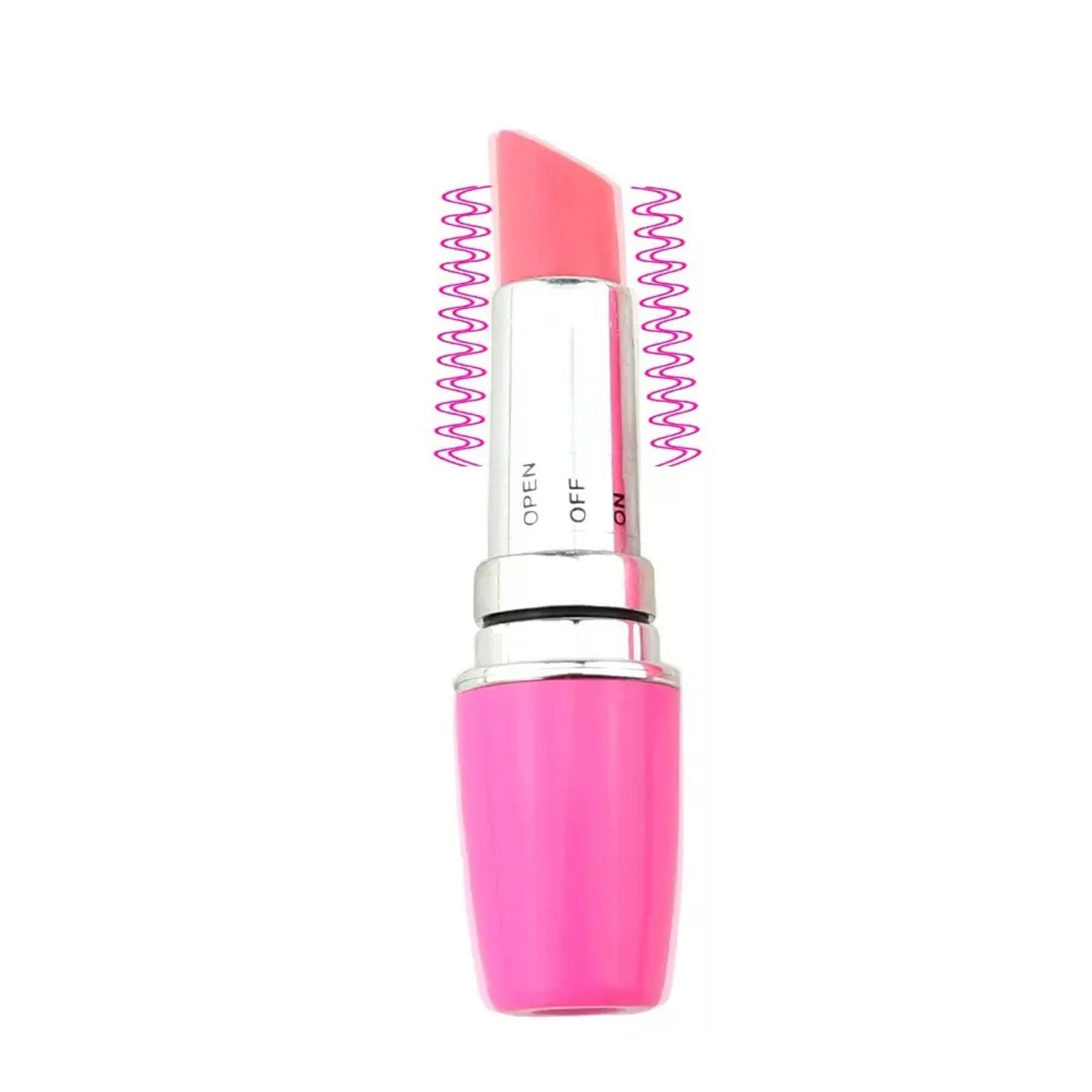 Vibrator mini ruj Power Escorts roșu 9,5 cm