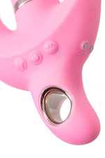 Vibrator rotativ JOS Twistme Iepuraș, silicon roz, USB, 19,5 cm