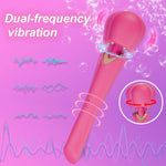 Aparat de masaj vibrant Perfect Wand, silicon roz, USB