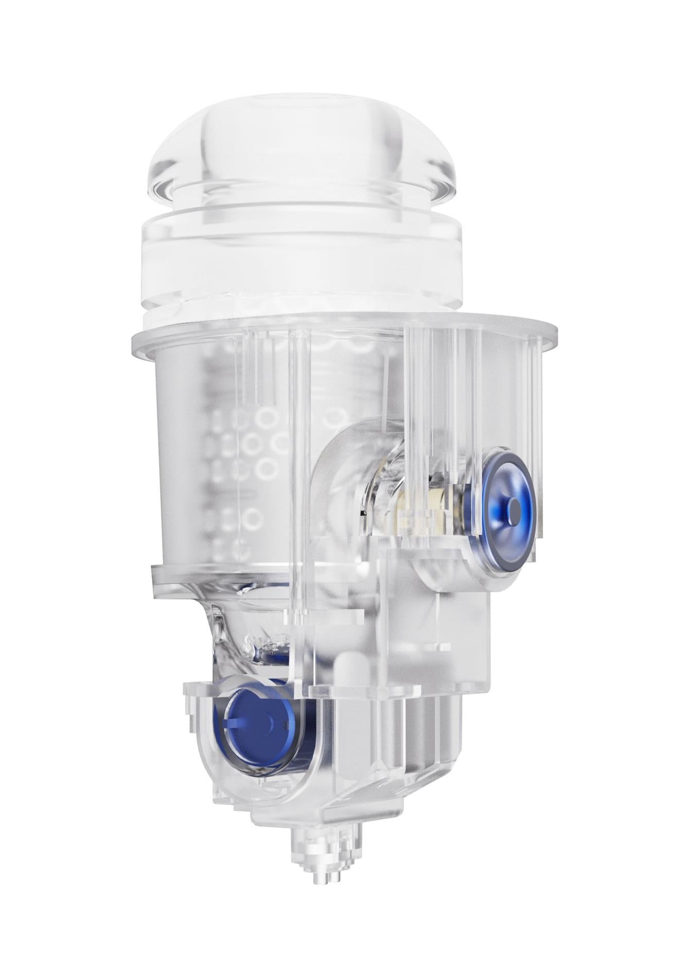 Masturbator vibrant Fusion X Aqua Bubble albastru