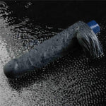 Dildo vibrant realist Lovetoy Real Softee, negru, USB, 23 cm
