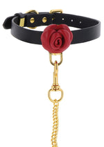 Zgardă și lesă Taboom Wild Roses Negre