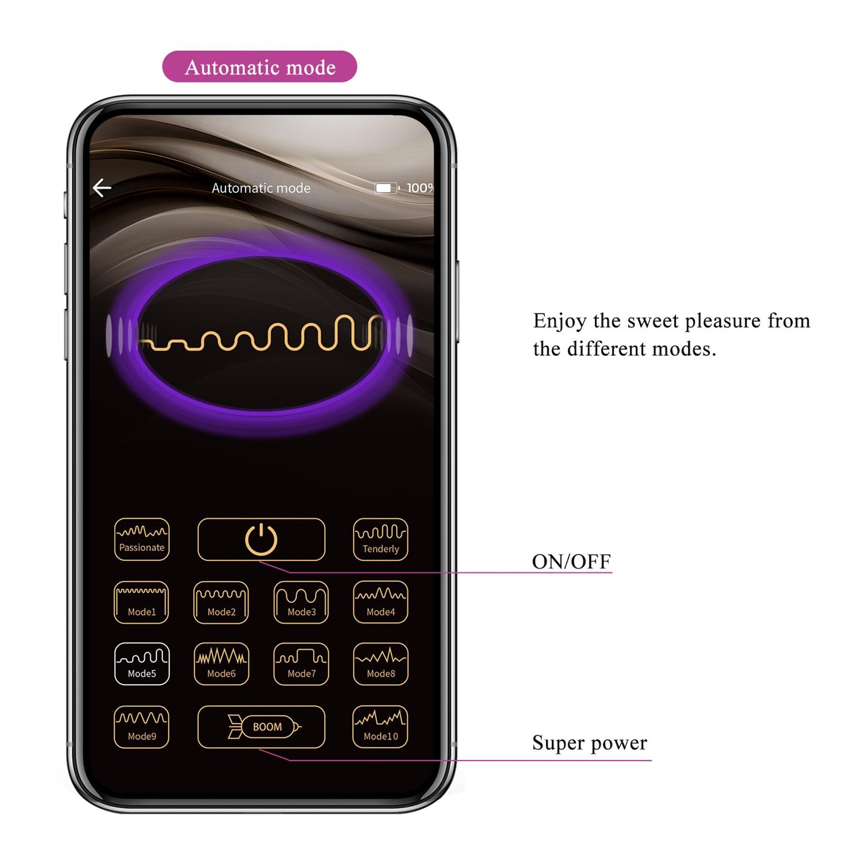 Ou vibrant Pretty Love Poulsen cu aplicație, silicon, USB, rezistent la apă