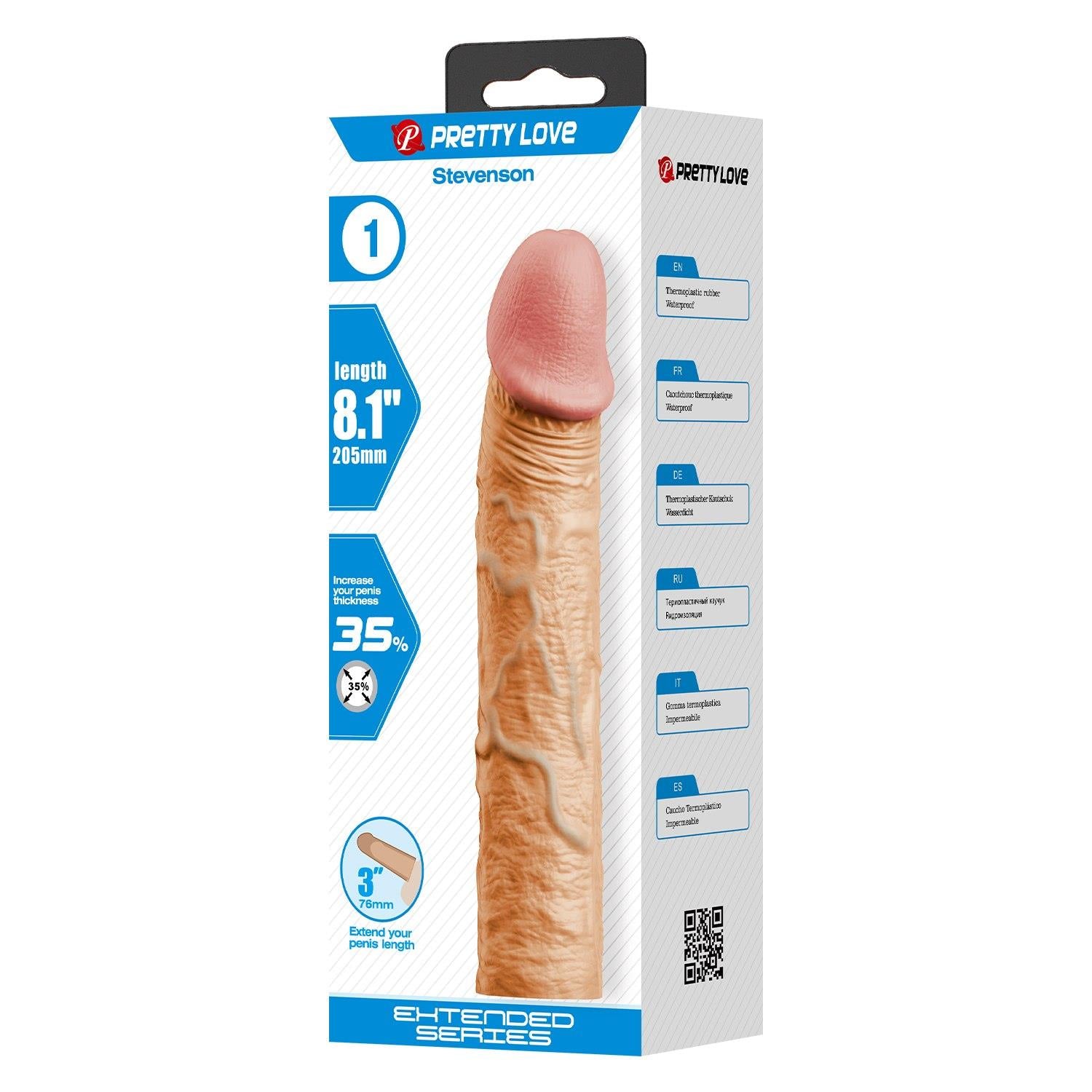 Pretty Love Stevenson Extensor realist pentru penis