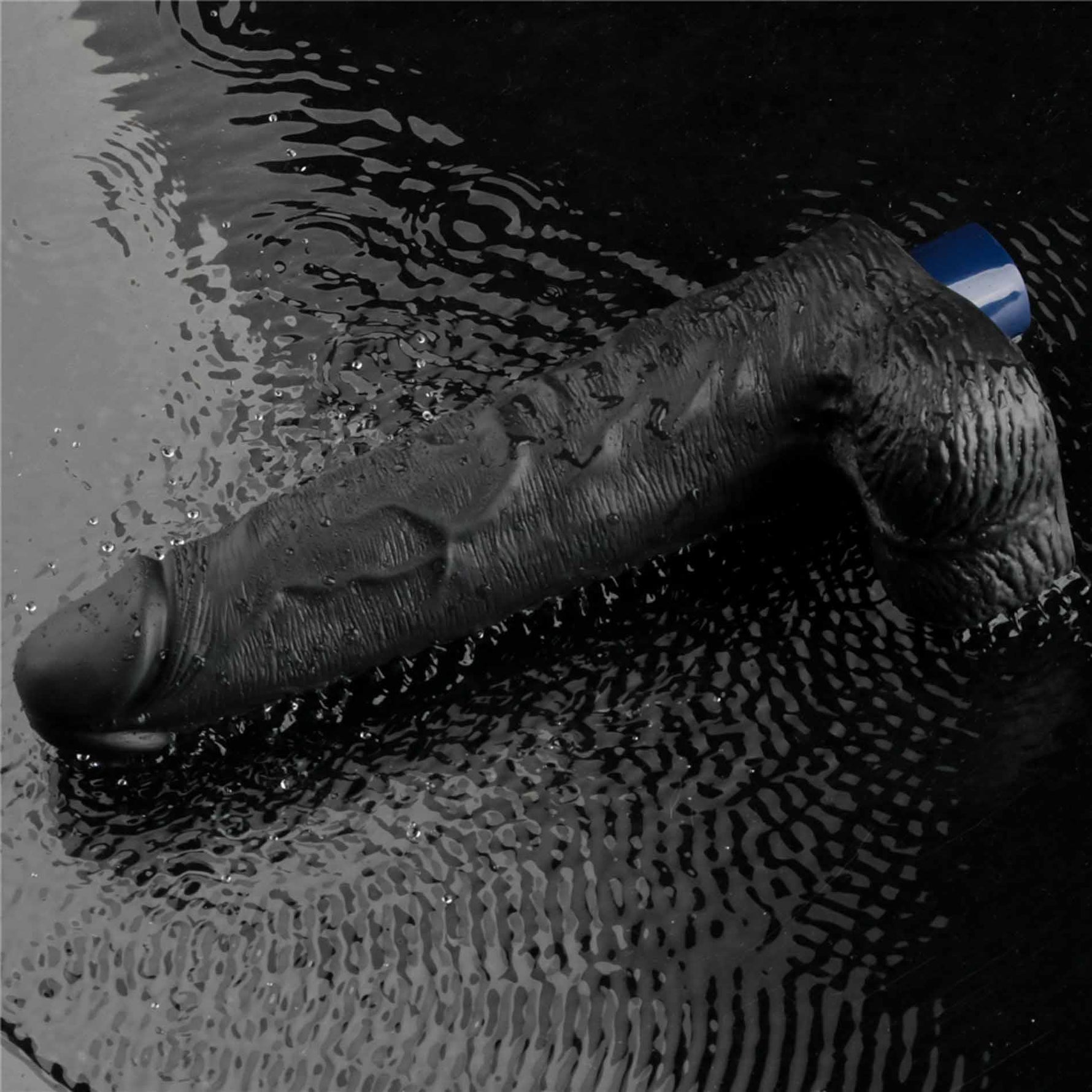 Dildo vibrant realist Lovetoy Real Softee negru USB 25cm