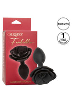 Dop anal din silicon Calexotics Forbidden Rose, mare, negru