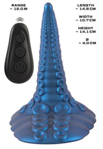 Vibrator cu pernă tentaculară Beasty Cocks, silicon, cu telecomandă USB