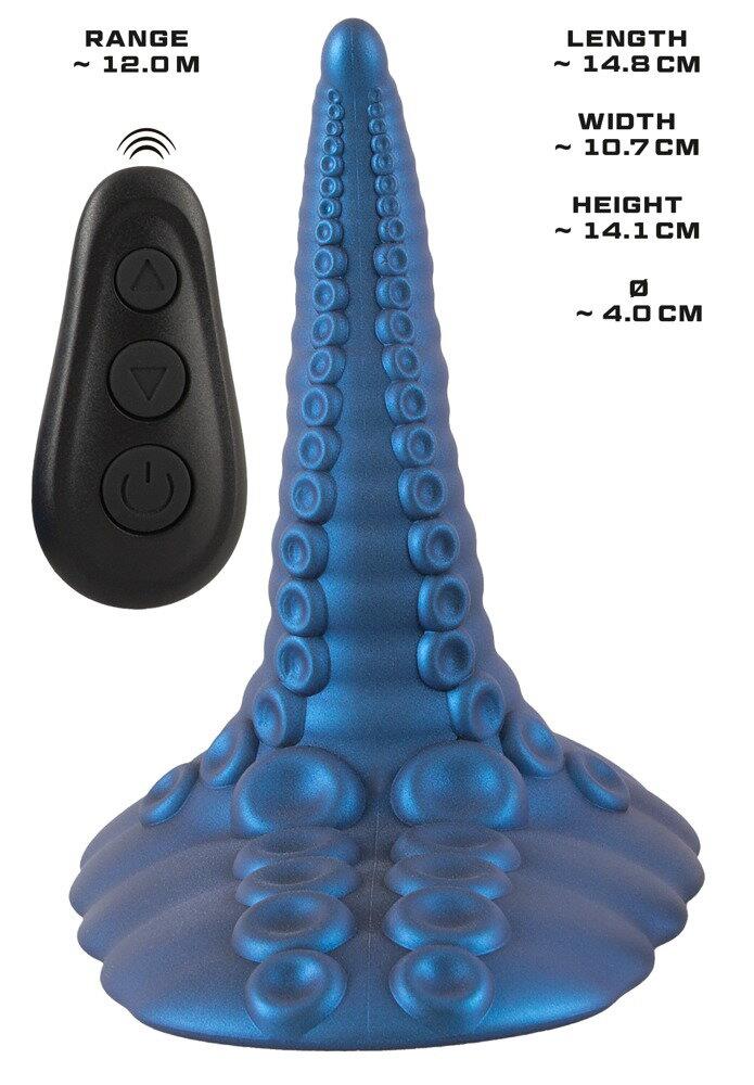 Vibrator cu pernă tentaculară Beasty Cocks, silicon, cu telecomandă USB