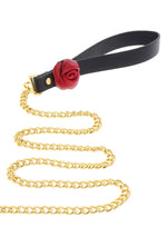Zgardă și lesă Taboom Wild Roses Negre