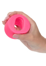 Inel pentru penis din silicon Calexotics Slop Top Filthy Luv, roz