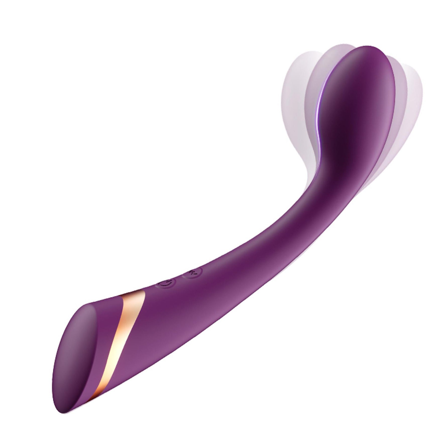 Vibrator USB pentru punctul G din silicon roșu drăguț seria B