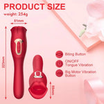 Stimulator clitoridian USB din silicon Bite Mouth 2.0