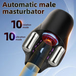 Masturbator automat cu rotație și vibrații USB Cyclone Spinner Elite