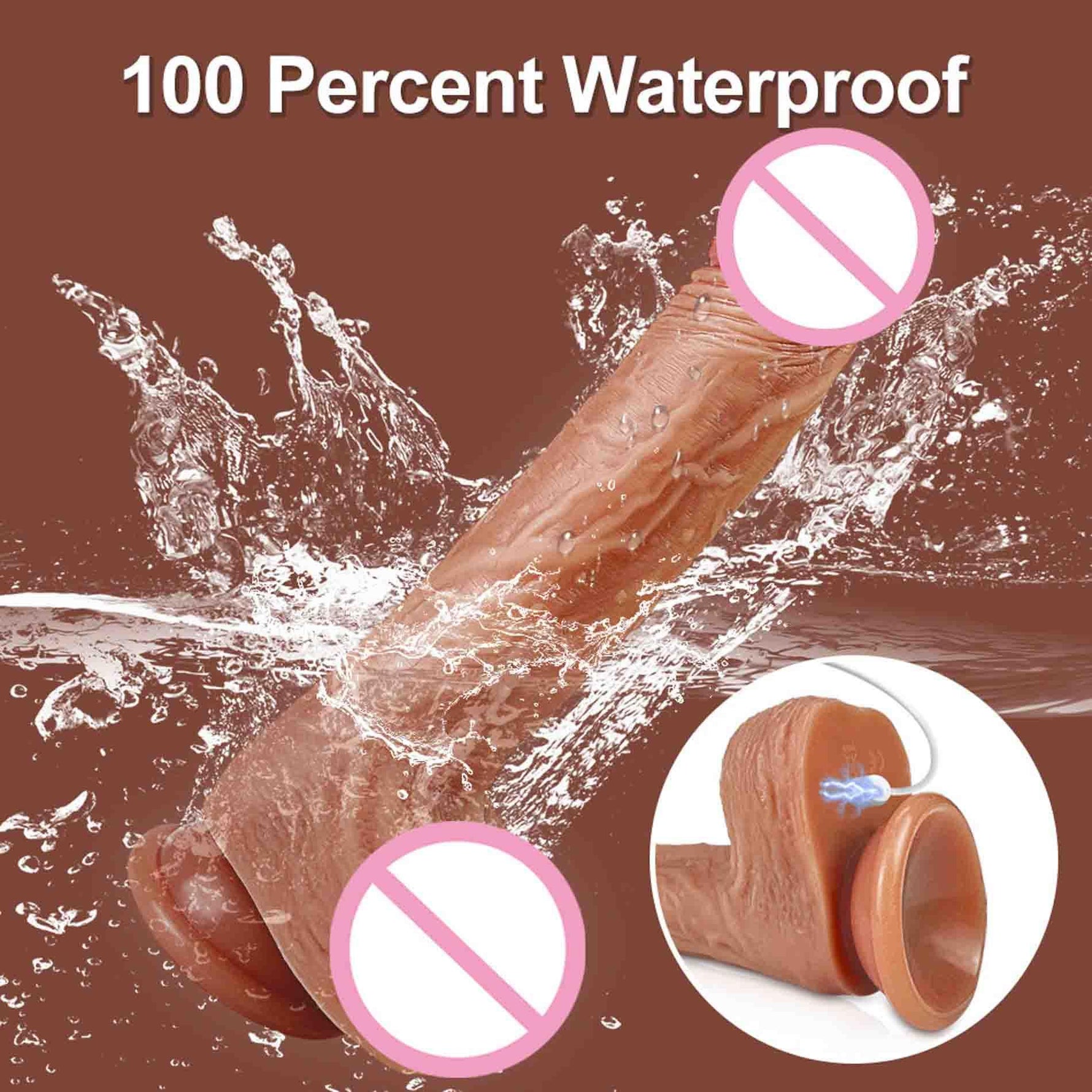 Vibrator realist premium Lovesecret cu aplicație 21,5 cm