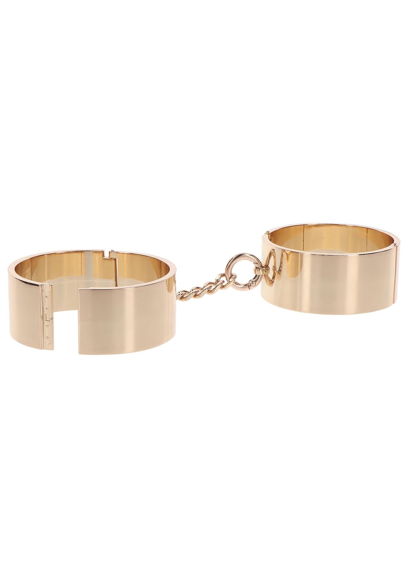 Manșete Taboom Dona din metal, auriu-roz, 6,2 cm
