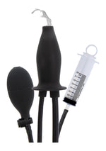 Dop anal gonflabil lubrifiant din silicon negru Hidden Desire Extreme