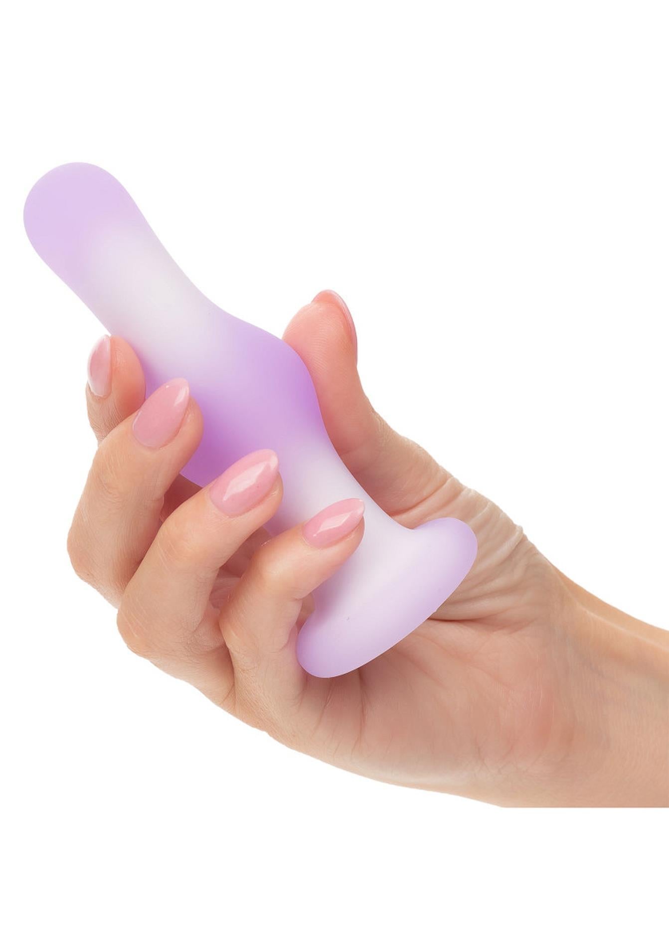 Dop anal vibrant din silicon Calexotics Lavender Haze, violet