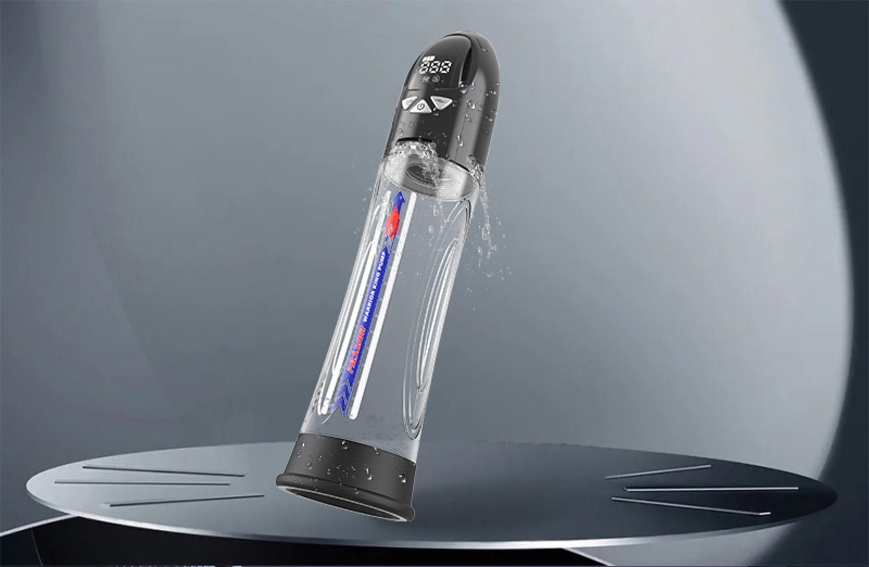 Pompă automată Passion Pump, impermeabilă, LCD, reîncărcabilă, 21 cm