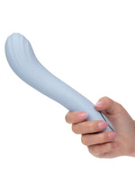 Vibrator Calexotics Azure Collection din silicon pentru punctul G, albastru