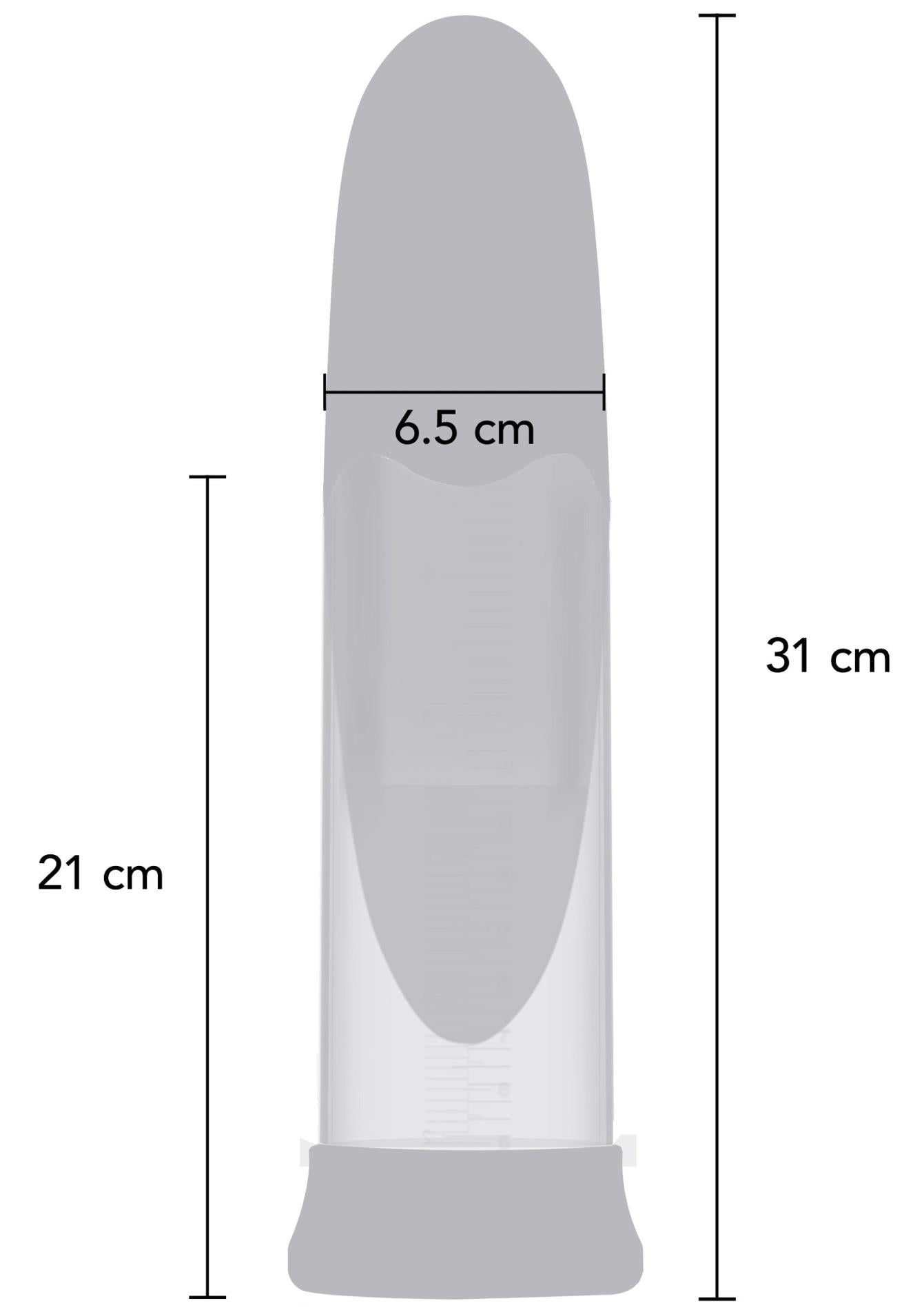 Pompă automată impermeabilă Hidden Desire Fusion X 30,5 cm