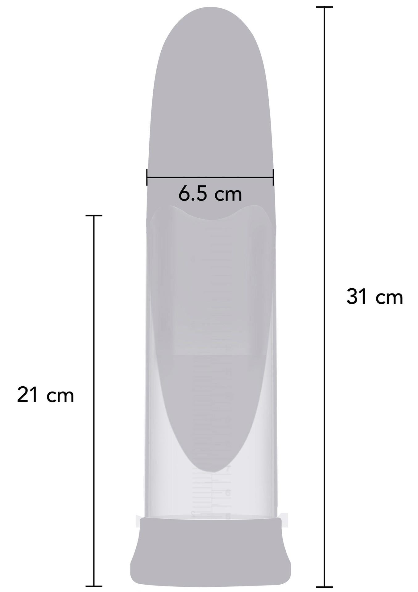 Pompă automată impermeabilă Hidden Desire Fusion X 30,5 cm