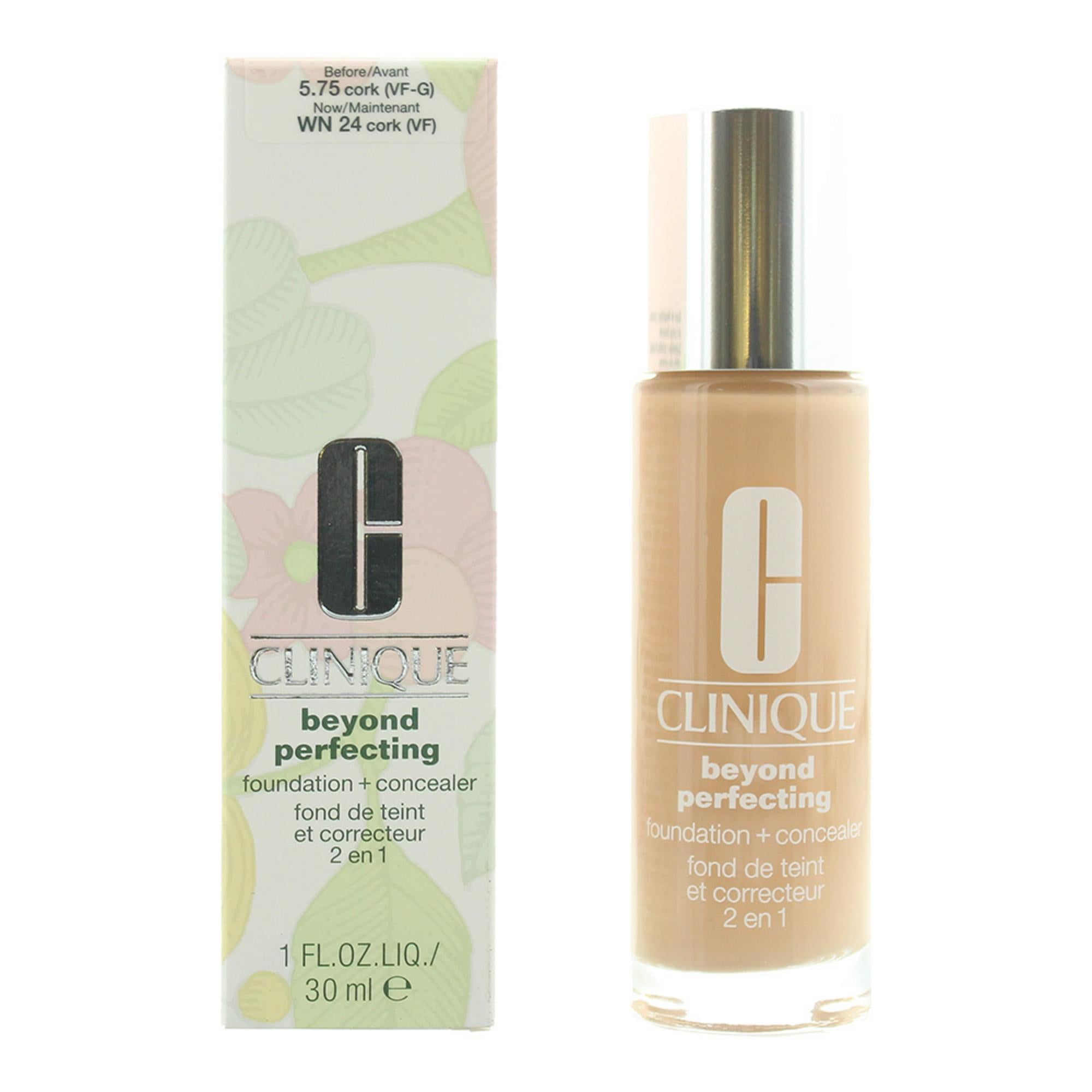 Clinique, Beyond Perfecting, Acoperire completă, finisaj natural, Fond de ten lichid și corector 2-în-1, 575, Plută, 30 ml