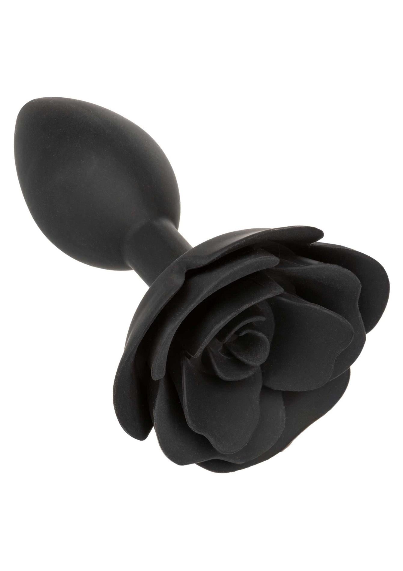 Dop anal din silicon Calexotics Forbidden Rose, mare, negru