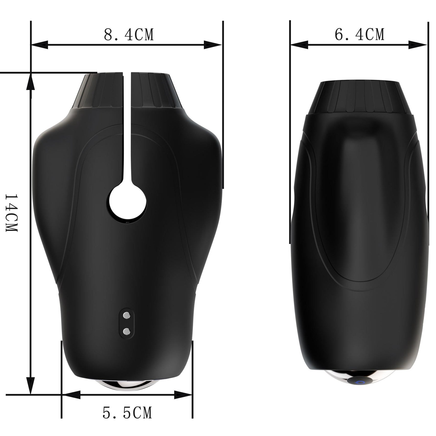 Masturbator automat cu rotație și vibrații USB Cyclone Spinner Elite