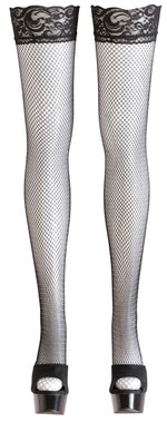 Ciorapi Cottelli LEGWEAR din plasă, negri, M