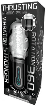 Masturbator drăguț Thrusting Rotation 360 Pro seria B