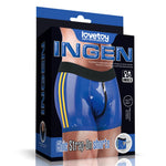 Pantaloni scurți Chic Strap-On (talie 91-99 cm) albaștri