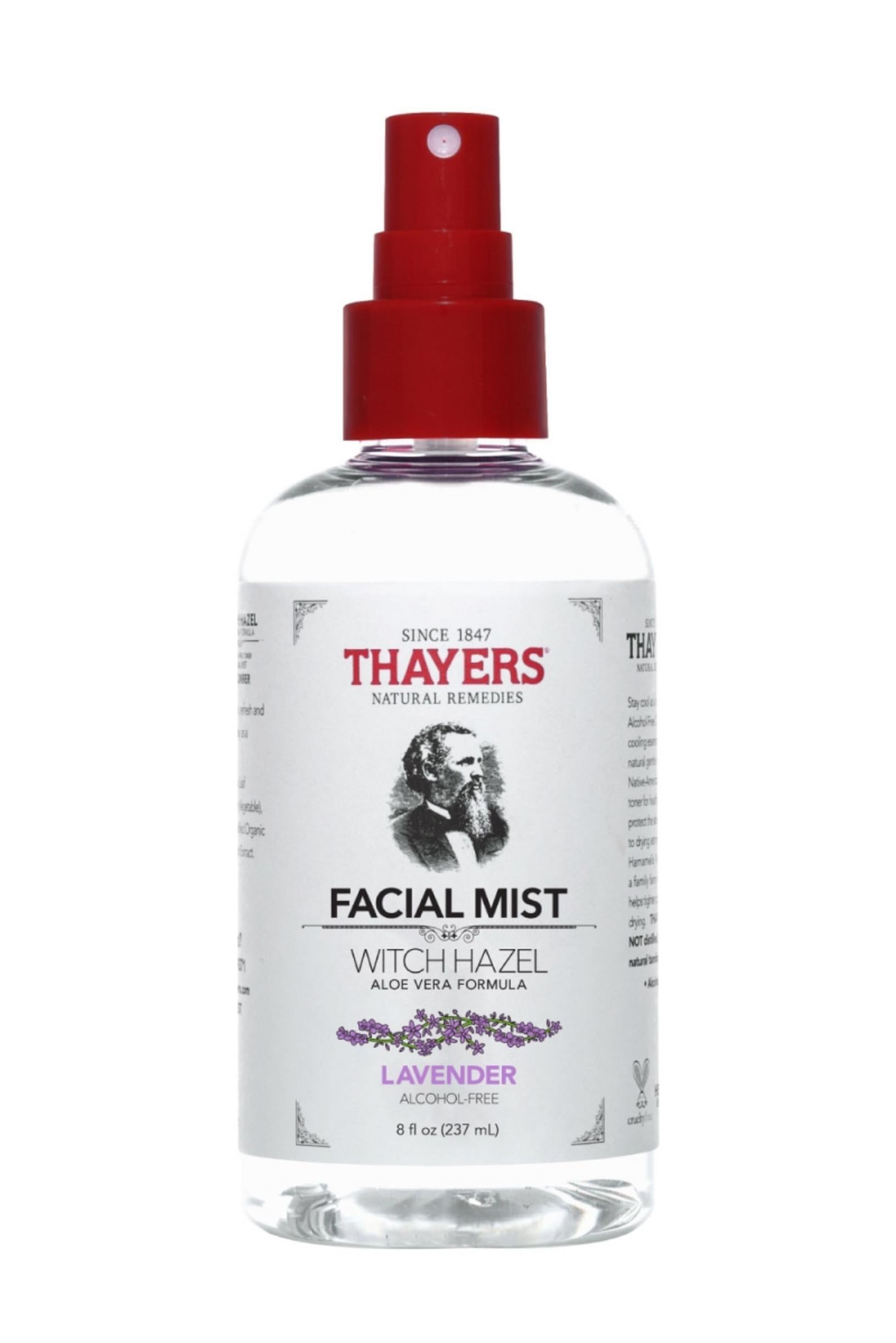 Thayers, Which Hazel Lavander, Fără alcool, Revitalizare, Ceață tonifiantă, Pentru față, 237 ml