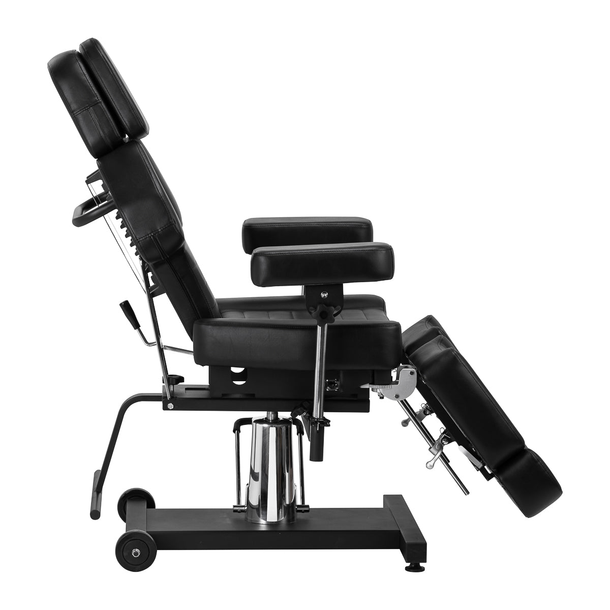 Scaun hidraulic pentru tatuaje Pro Ink 601A, negru