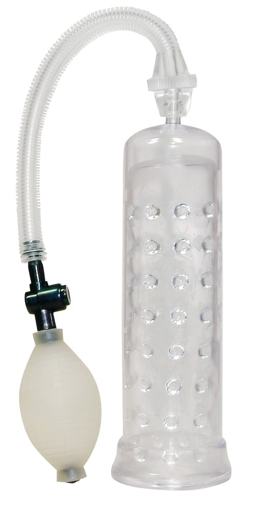 Pompă de penis You2Toys transparentă 19,5 cm