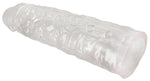 Extensie penis XTension Sleeve transparentă TPE 22 cm