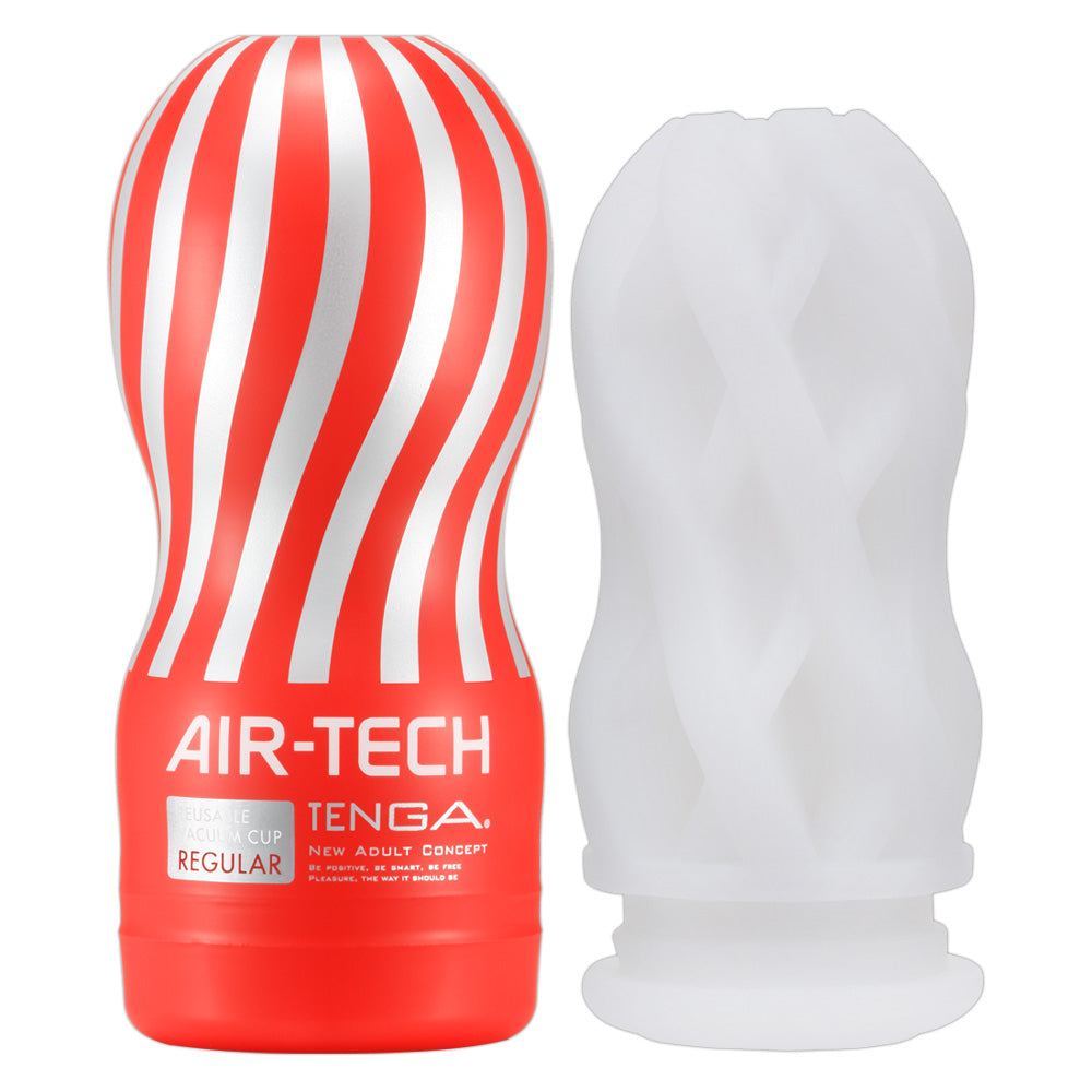Masturbator cu vid Tenga Air Tech Regular 15,5 cm