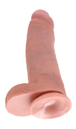 Dildo King Cock cu testicule din PVC 30,5 cm